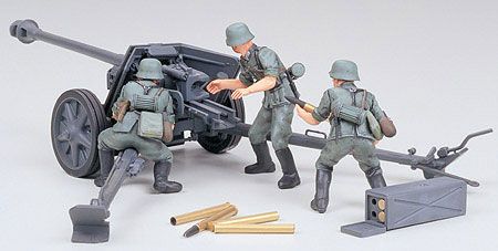 7.5cm Anti Tank Gun (PAK40/L46) 1/35 #35047 by Tamiya