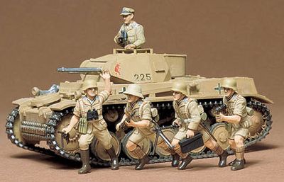 Panzer Kampfwagen II Ausf. F/G with 5 Man Combat Crew 1/35 #35009 by Tamiya