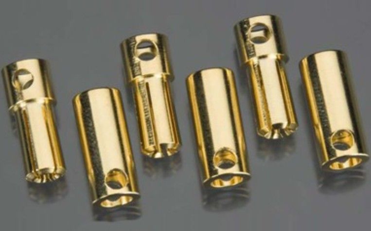 Castle Creations 5.5mm High Current Bullet Connector Set (3ea)