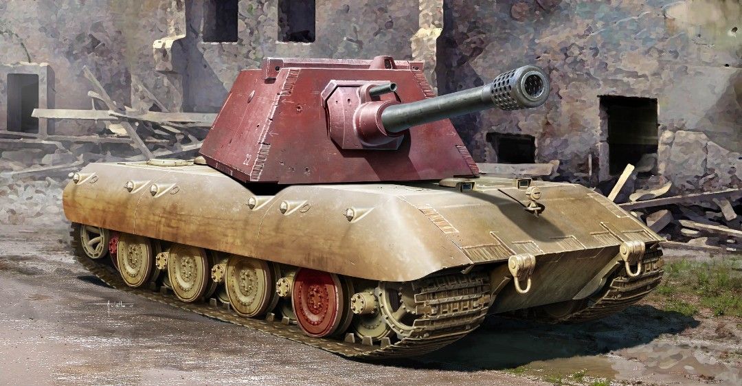 E-100 Heavy Tank - Krupp Turrett 1/35 by Trumpeter