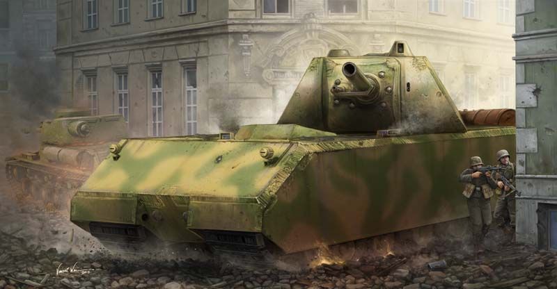 Pz.Kpfw.VIII Maus 1/35 #09541 by Trumpeter