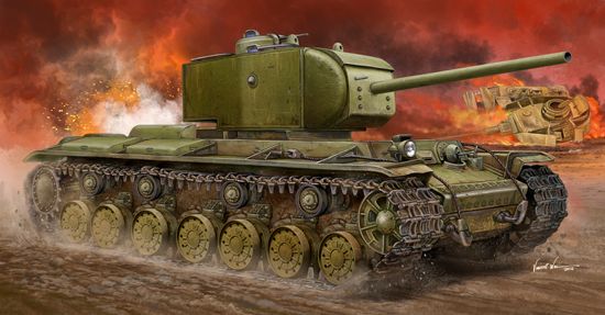 KV-220 Russian Tiger Super Heavy Tank 1/35 by Trumpeter