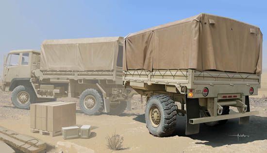 M1082 LMTVT 1/35 by Trumpeter