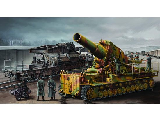 Morser Karl-Gerat Carrier 1/35 by Trumpeter