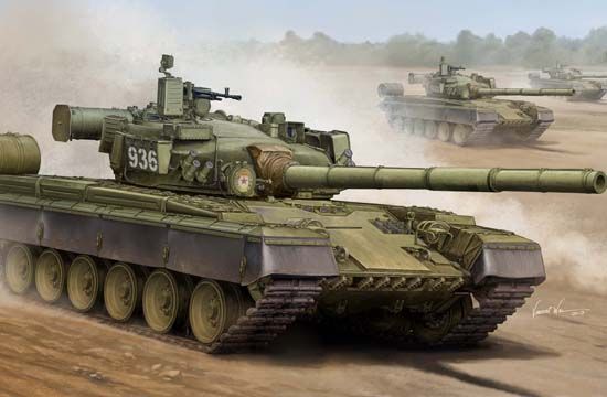 Russian T-80B MBT 1/35 #05565 by Trumpeter