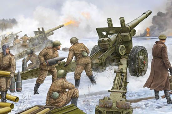 Soviet 152mm Howitzer-gun M1937(ML-20) 1/35 by Trumpeter