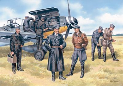 ICM German Luftwaffe Pilots and Ground Personnel (1939-1945) 1/48 ICM