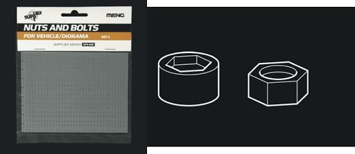 Nuts and Bolts Set D SPS-009 - Supplies Series by Meng