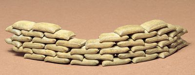 Military Miniatures Sand Bags Set #35025 1/35 Detail Kit by Tamiya