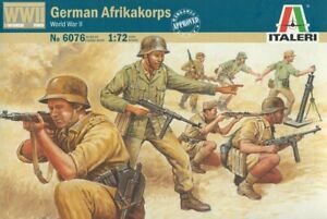 World War II German Afrikakorps 1/72 #6076 by Italeri