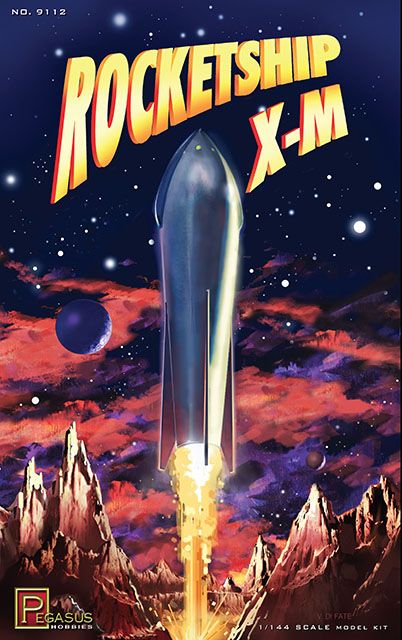 Rocketship X-M 1/144 #9112 by Pegasus Hobbies