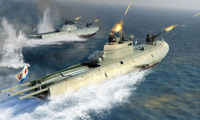 Soviet Navy G-5 Class Motor Torpedo Boat 1/35 Model Submarine Kit #63503 by I Love Kit