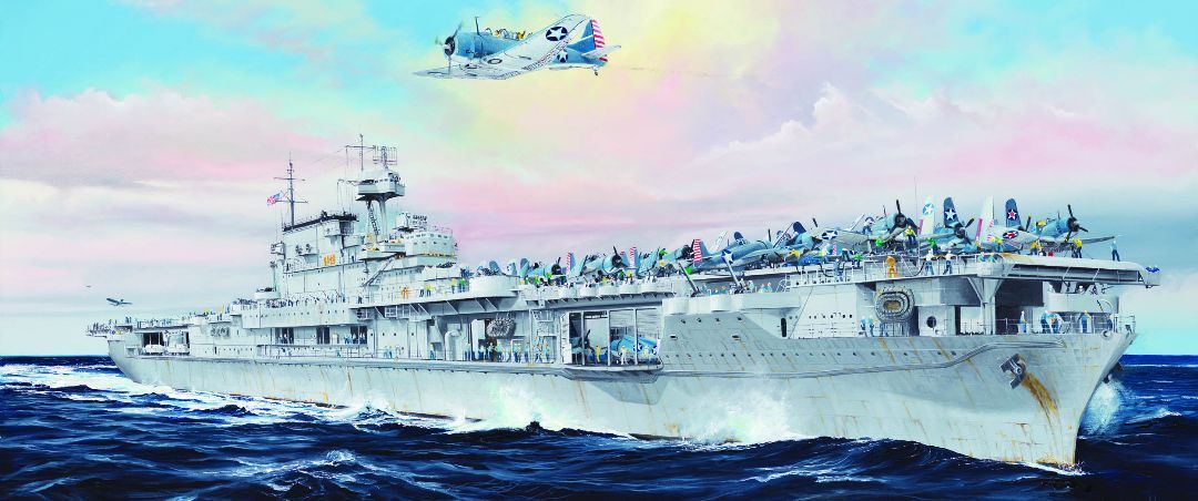 USS Enterprise CV-6 1/350 Model Ship Kit #65302 by I Love Kit