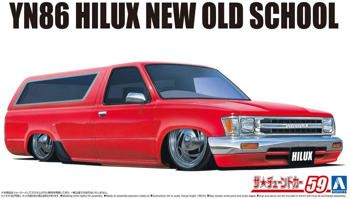 YN86 HILUX New Old School 1995 Toyota 1/24 Model Car Kit #20486 by Aoshima