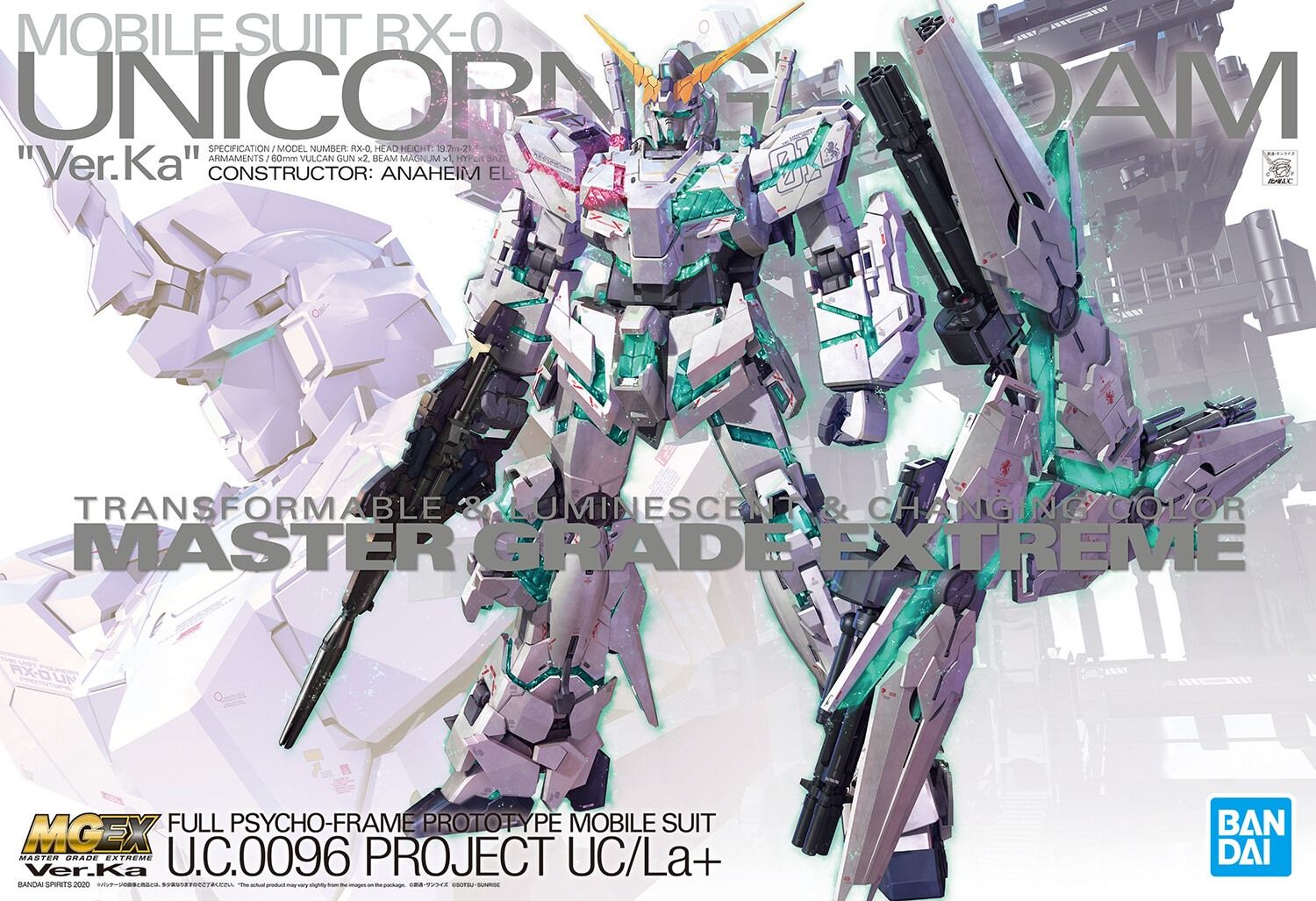 MG 1/100 EX RX-0 Unicorn Gundam Ver. Ka #5060277