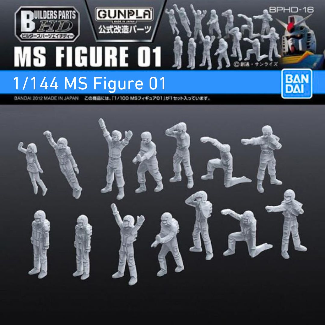 Builders Parts HD 1/144 MS Figure 01 #5061944 by Bandai