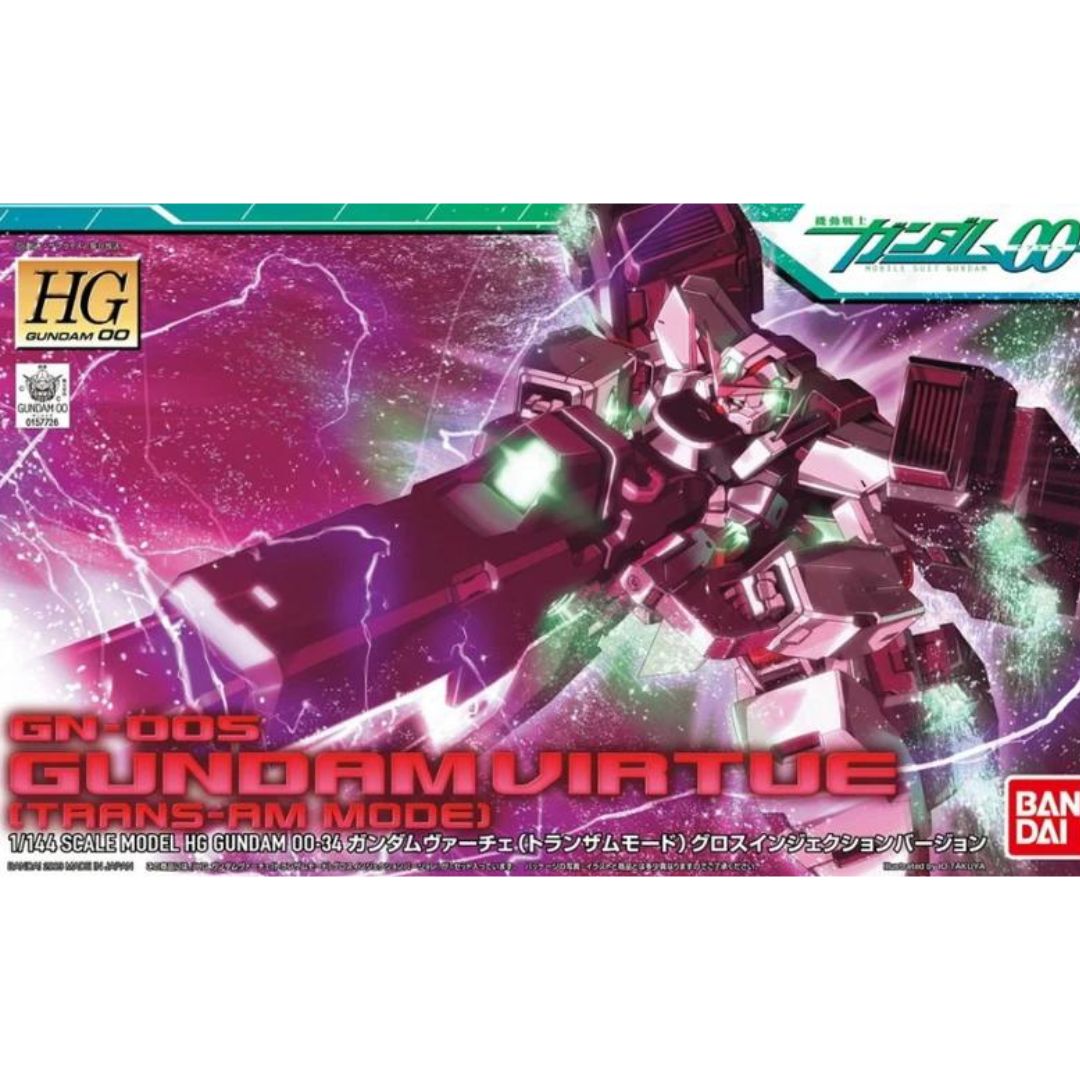 HG 00 #39 1/144 GN-004 Gundam Virtue Trans-Am Mode #5057933 by Bandai