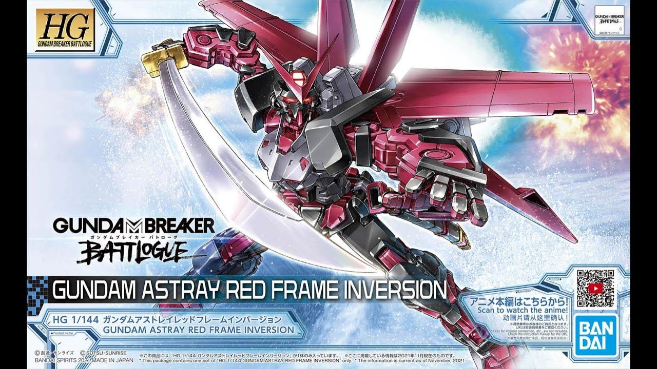 HG Breaker Battlelog #10 1/144 Gundam Astray Red Frame Inversion #5062031 by Bandai