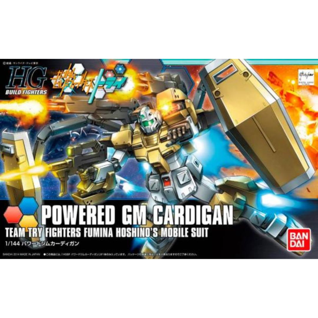 HG Build 1/144 #19 Powered GM Cardigan #5058792 by Bandai
