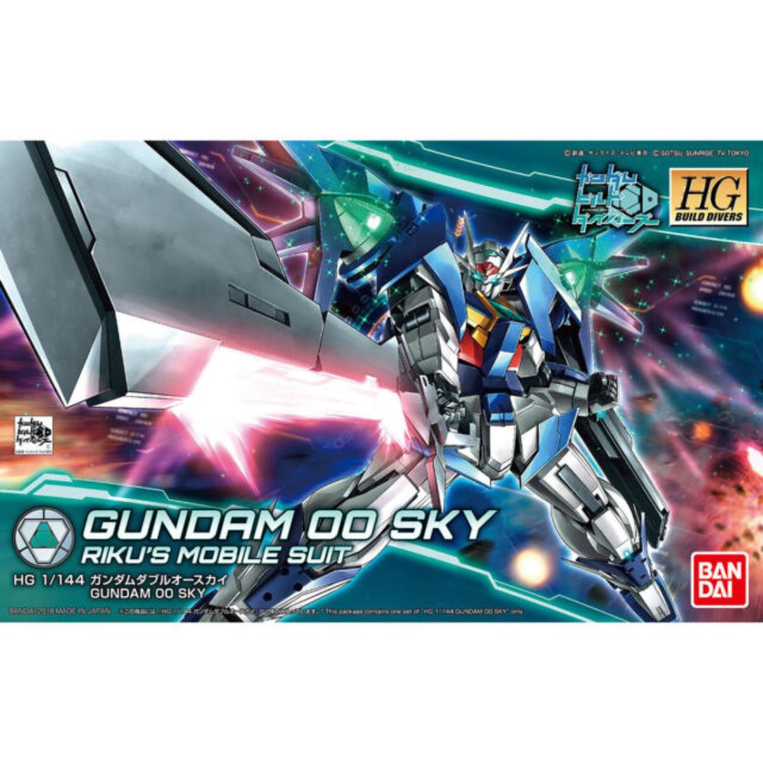 HG Build 1/144 #14 Gundam 00 Sky #5059567 by Bandai