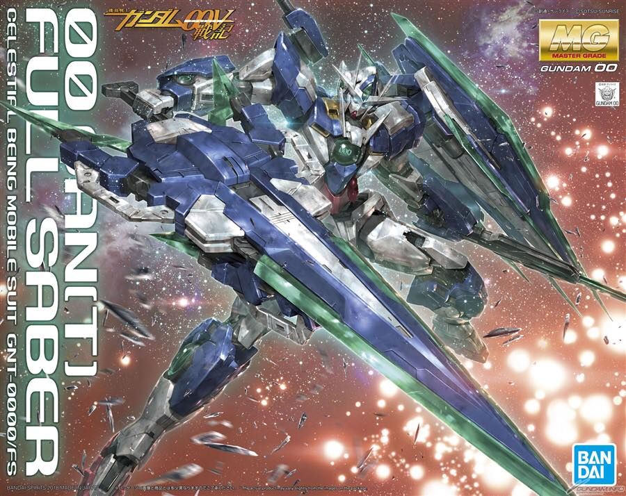 MG 1/100 GN-0000 00 QAN(T) Full Saber #5055328 by Bandai