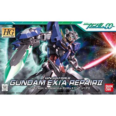 HG 00 #44 1/144 GN-001REII Gundam Exia Repair II #5055733 by Bandai