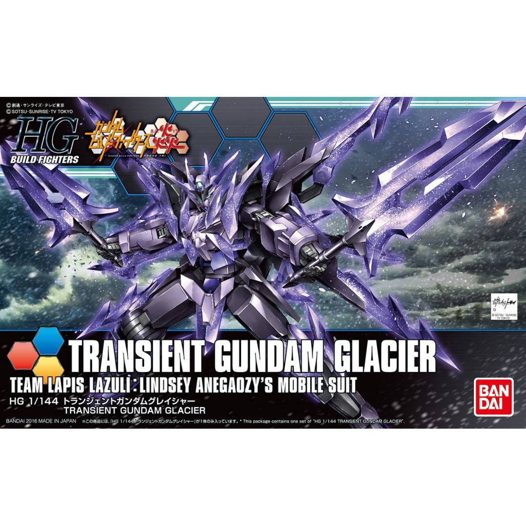 HG Build 1/144 #50 Transient Gundam Glacier #5055443 by Bandai