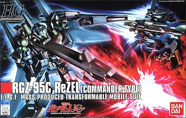 HGUC #108 1/144 RGZ-95C ReZel Commander Type #5056832 by Bandai
