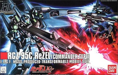 HGUC #108 1/144 RGZ-95C ReZel Commander Type #5056832 by Bandai