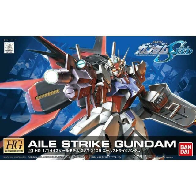 HG SEED #R01 1/144 GAT-X105 Aile Strike Gundam #0173366 by Bandai