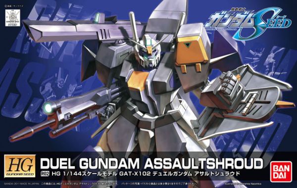 HG SEED #R02 1/144 GAT-X102 Duel Gundam Assault Shroud #5060359 by Bandai