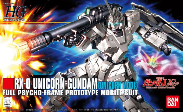 HGUC #101 1/144 RX-0 Unicorn (Unicorn Mode) #5058264 by Bandai
