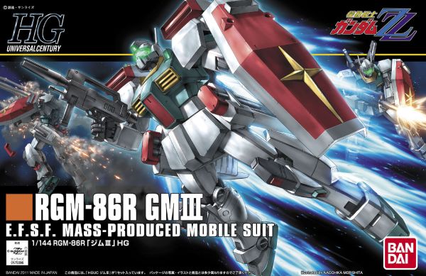 HGUC #126 1/144 RGM-86R GM III #5055882 by Bandai