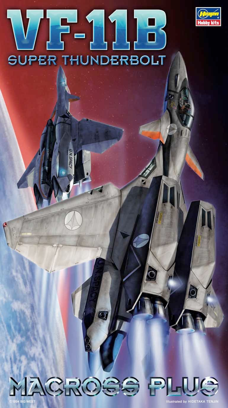 Macross Plus VF-11B Super Thunderbolt 1/72 #65723 by Hasegawa