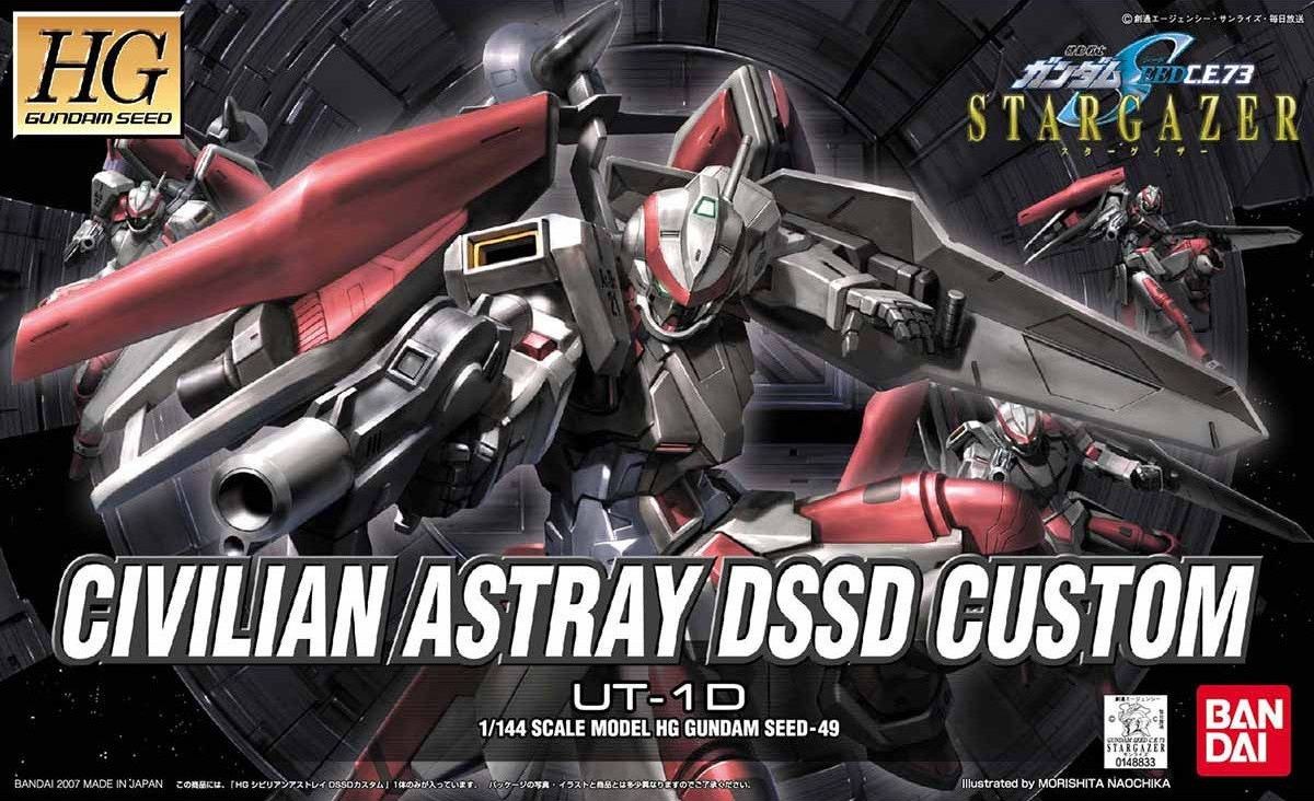 HG SEED #49 1/144 UT-1D Civillian Astray DSSD Custom #0148833 by Bandai