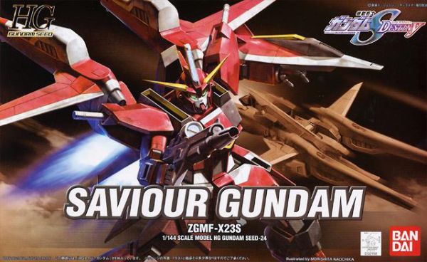 HG SEED #24 1/144 ZGMF-X23S Saviour Gundam #5057920 by Bandai