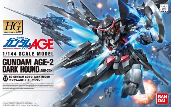 HG AGE #24 1/144 Gundam AGE-2 Dark Hound #5057387 by Bandai