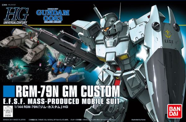HGUC #120 1/144 RGM-79N GM Custom #5057400 by Bandai