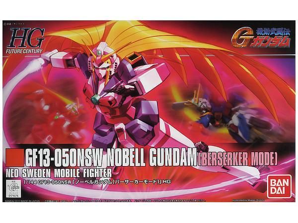 HGFC 1/144 #129 GF13-050NSW Nobell Gundam Berserker Mode #5057401 by Bandai