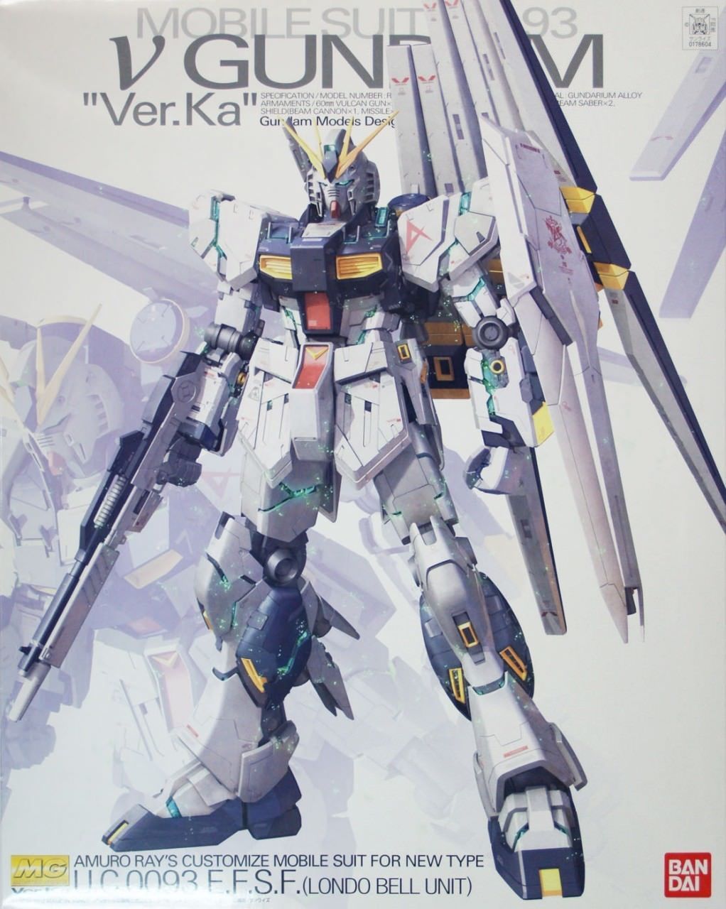 MG 1/100 RX-93 v Gundam Ver. Ka (Nu Gundam) #5055454 by Bandai