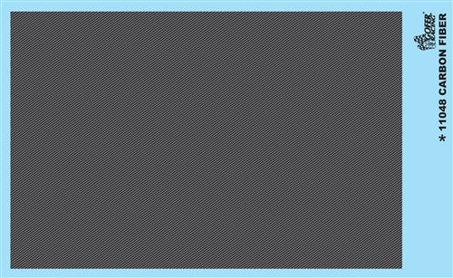 Gofer Racing Carbon Fiber Model Car Decal 1/24