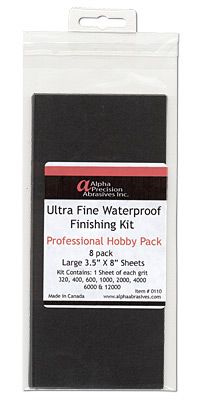 Alpha Abrasives Ultra Fine Waterproof Finishing Kit ALP110
