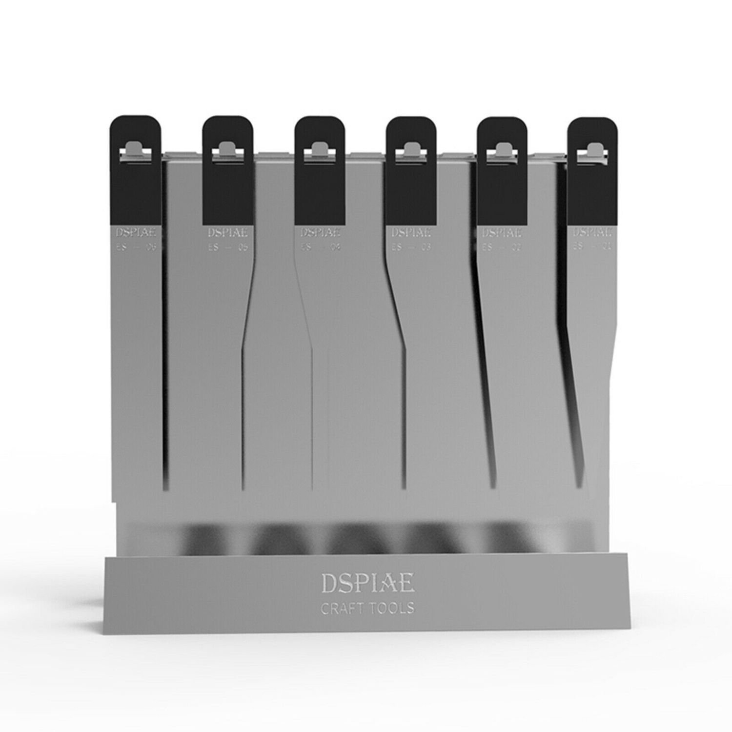 Dspiae Stainless Steel Sanding File Set with Rack DSP-ES-R