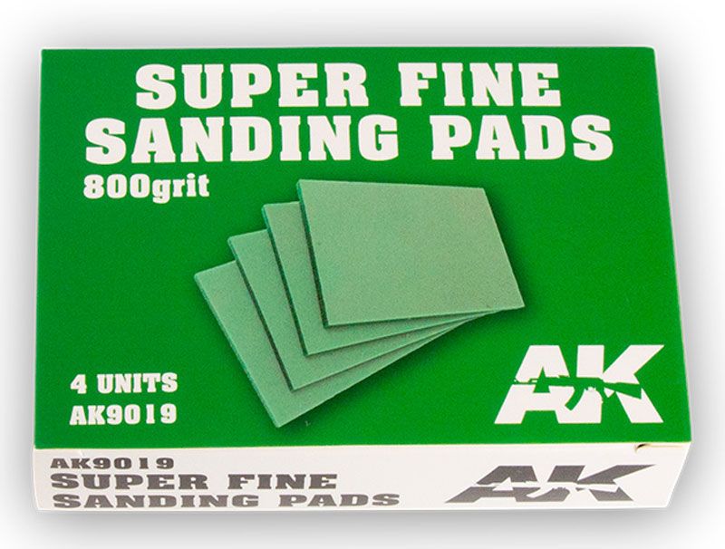 AK Interactive Sanding Pads (Super Fine) 800 Grit AK-9019