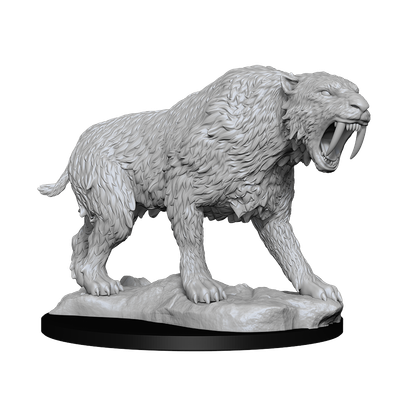 D&amp;D Unpainted Mini - Sabre-Toothed Tiger 90272