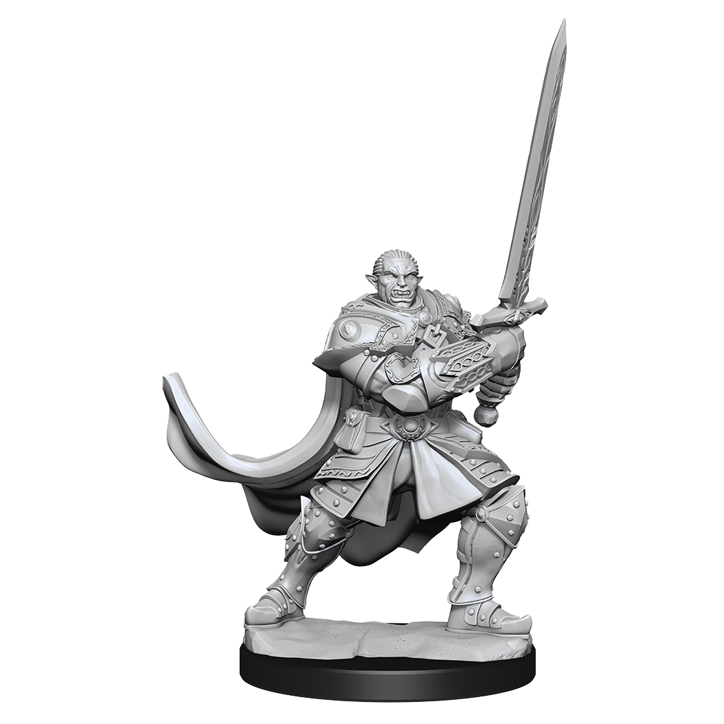 D&amp;D Unpainted Mini - Male Half-Orc Male 90307