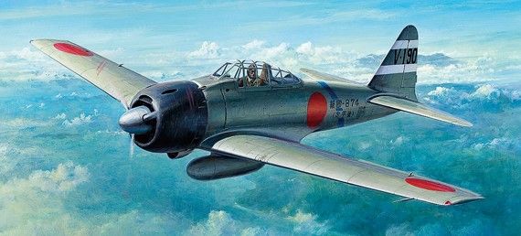 Mitsubishi A6M3 Zero Fighter Model 32 (Hamp) 1/72 # 60784 by Tamiya