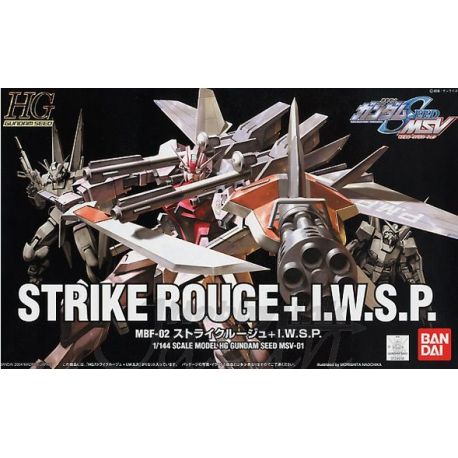 HG SEED MSV #01 1/144 MBF-02 Strike Rouge + IWSP #5059142 by Bandai