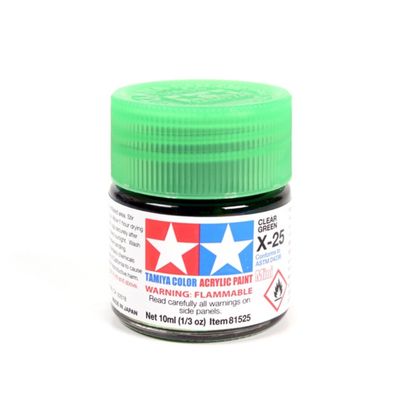 Tamiya X Acrylic X25 Gloss Clear Green