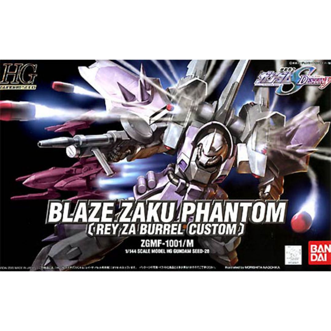 HG SEED #28 1/144 ZGMF-1001/M Blaze Zaku Phantom #5057921 by Bandai
